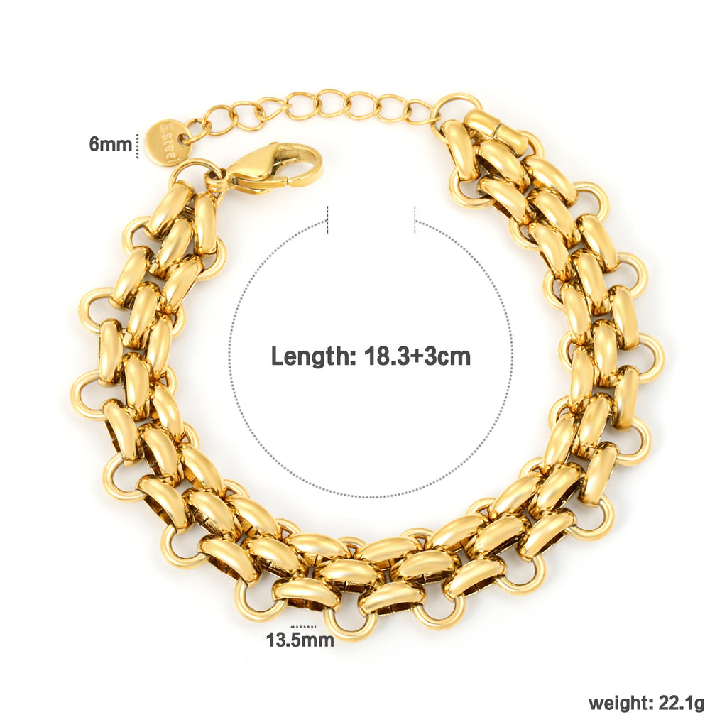 Damen modisches Armband mit eleganten Glieder-Design Shop Nory