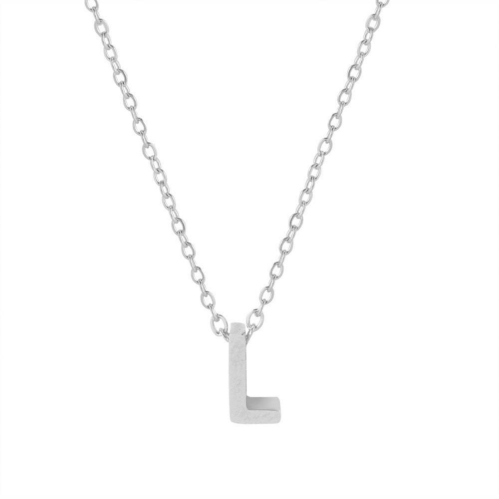 Damen personalisierte Initial Anhänger Halskette Shop Nory