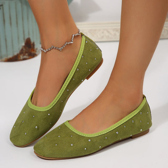 Damen Elegante und funkelnde Ballerinas