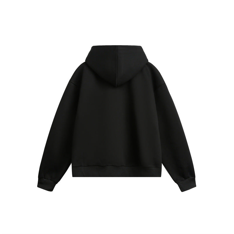 Unisex Leichte Oversize‑Kapuzen‑Sweatjacke mit durchgehendem Reißverschluss, Raglanärmeln und Eingrifftaschen Shop Nory