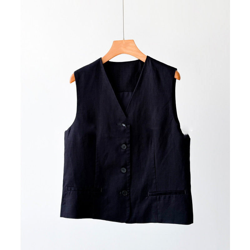 Damen Angesagte Leinenweste Shop Nory