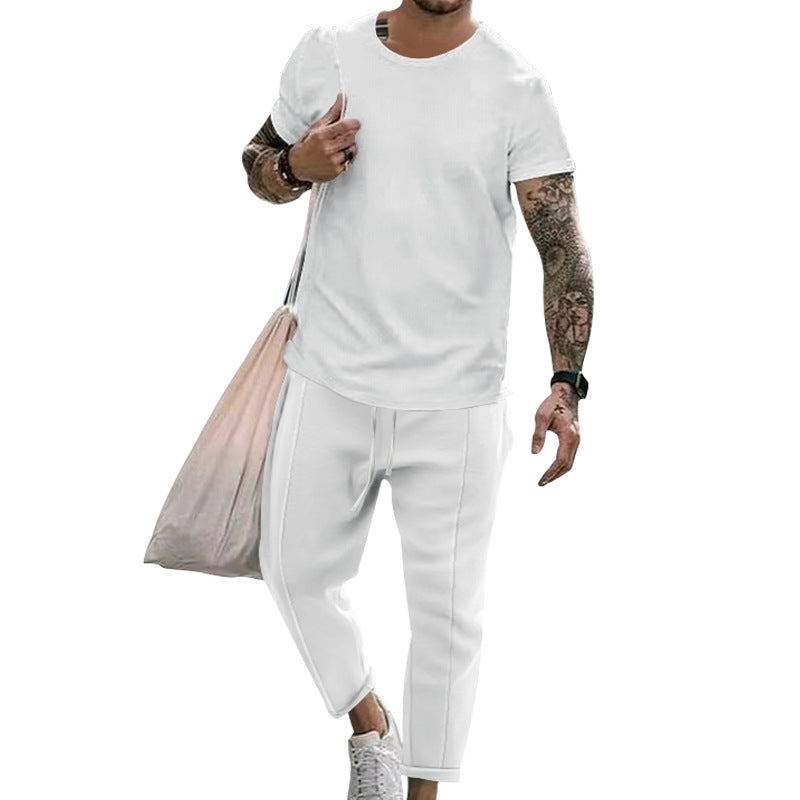 Herren sportliches Set aus hochwertiger Baumwolle mit funktionalem Design und atmungsaktiver Struktur Shopnory