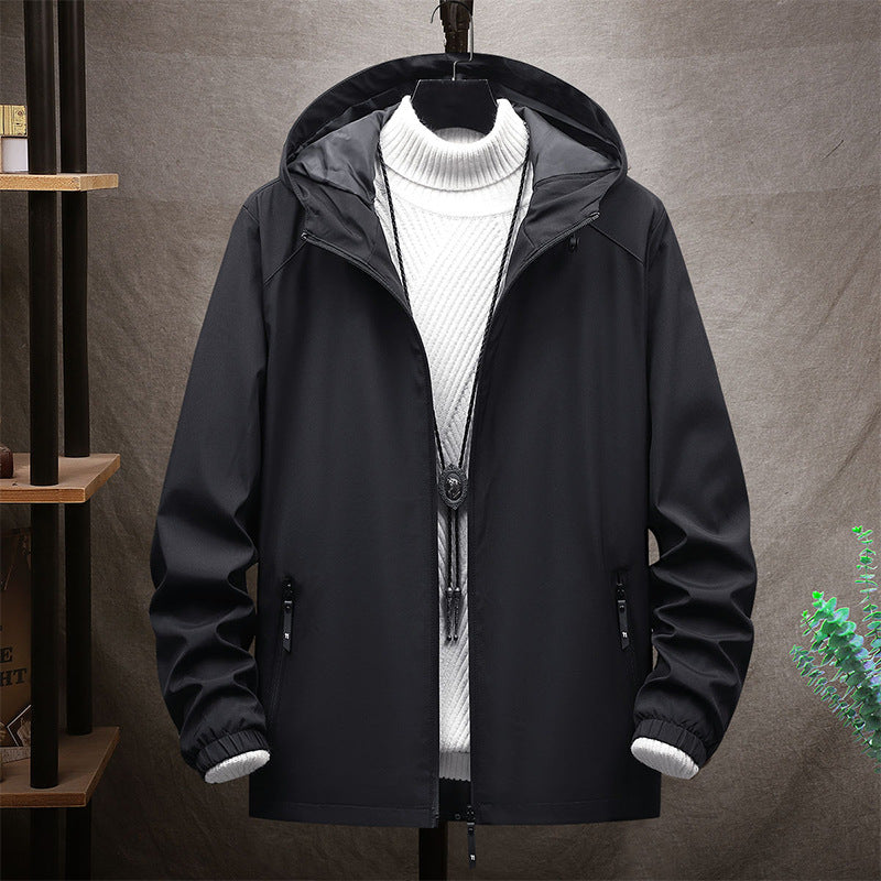 Herren Leichte Sportjacke mit Kapuze Shop Nory
