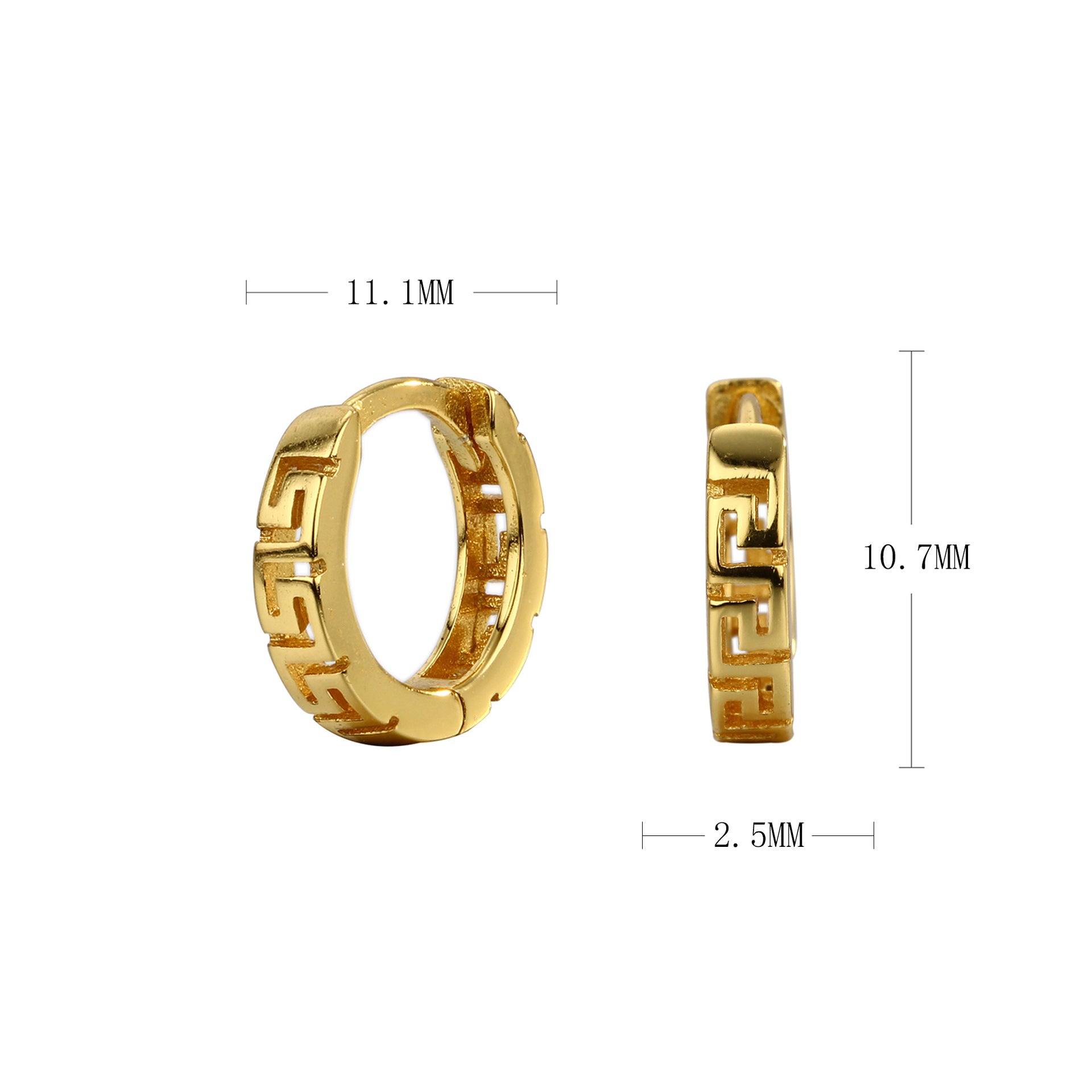 Damen Moderner Edelstahl-Ohrschmuck mit geometrischem Design Shop Nory