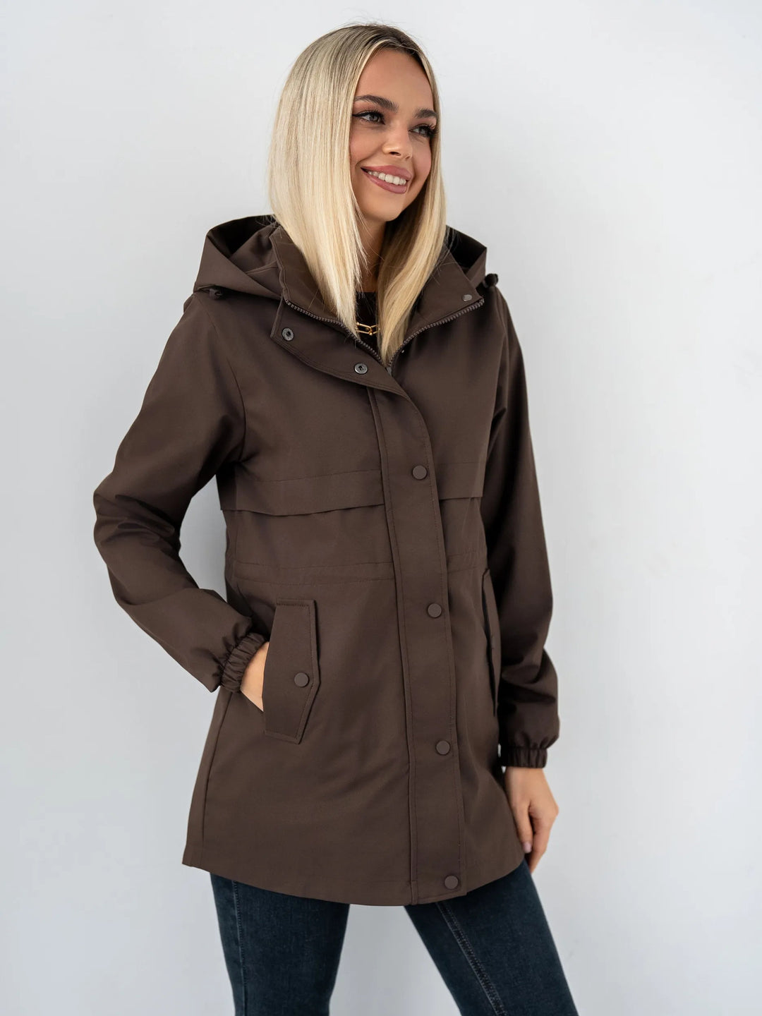 Damen Funktionale Kapuzenjacke