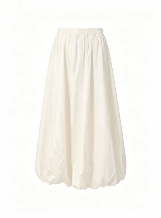 Damen Maxirock mit weitem Faltenfall und ballonförmigem Saum Shop Nory
