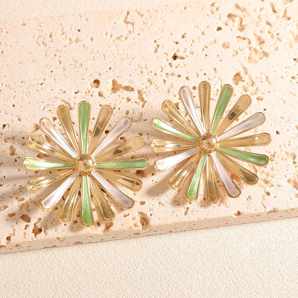 Damen Ohrringe im floralen Sonnenblumen-Design Shop Nory