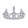 Damen Verlobungsring mit tropfenförmigem Hauptstein und kunstvollen Zirkonia-Details Shop Nory