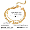 Damen Mehrsträngiges Armband mit einzigartigen Anhängern aus hypoallergenem Edelstahl Shop Nory