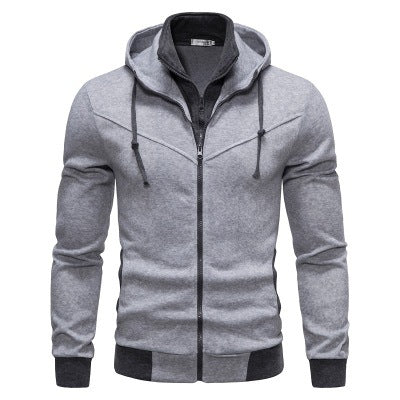 Herren sportliche Kapuzenjacke mit modernem Schnitt und praktischen Reißverschlusstaschen