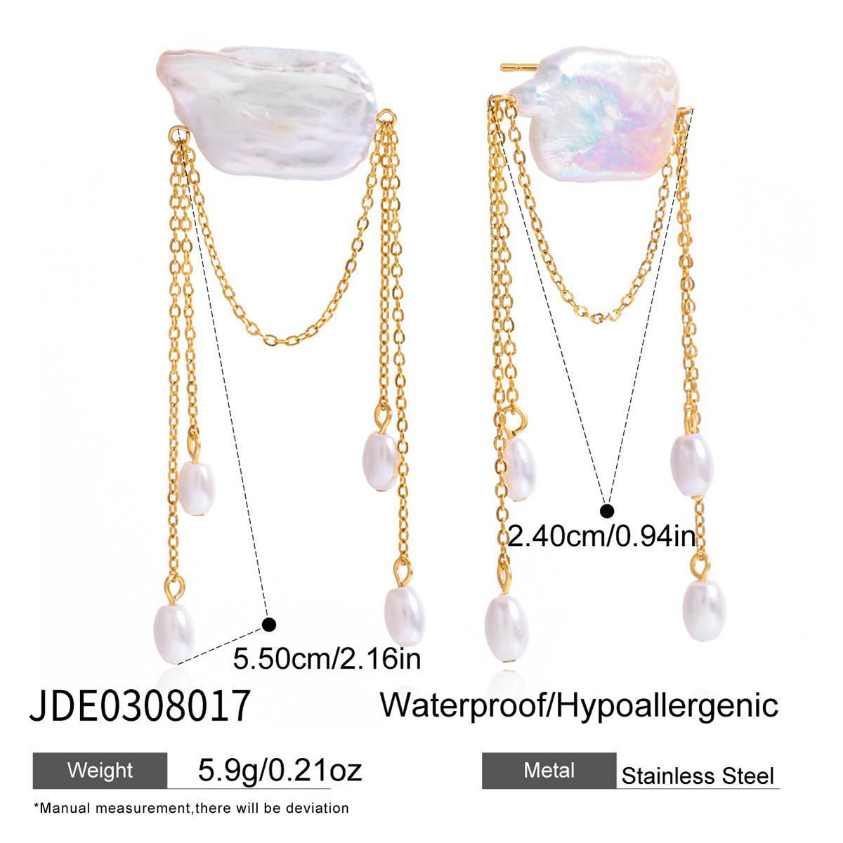 Damen Ohrhänger mit funkelnden Kristall-Details Shop Nory
