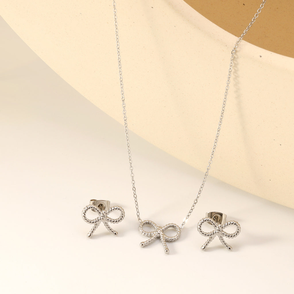 Damen Schmuckset mit verspieltem Schleifen-Motiv Shop Nory