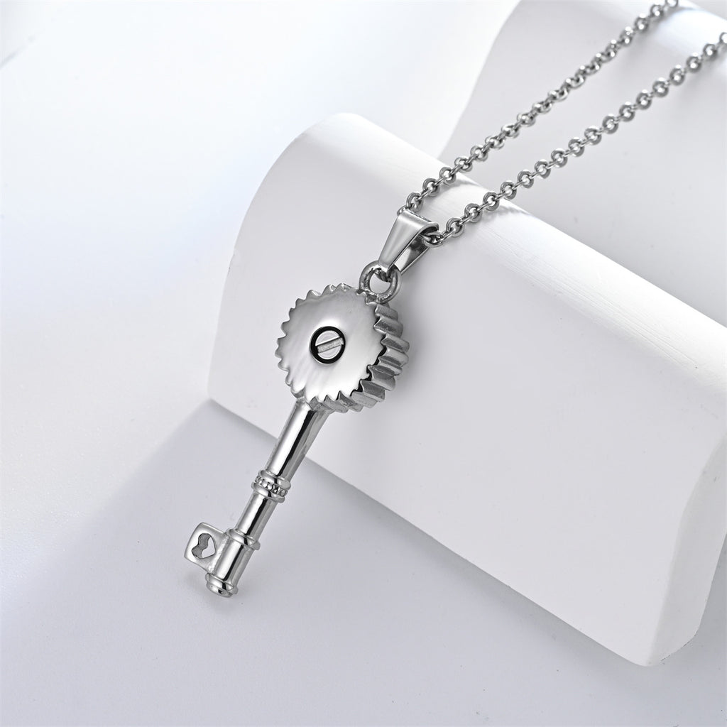 Damen Schlüsselanhänger mit floralem Design und Herzakzent Shop Nory