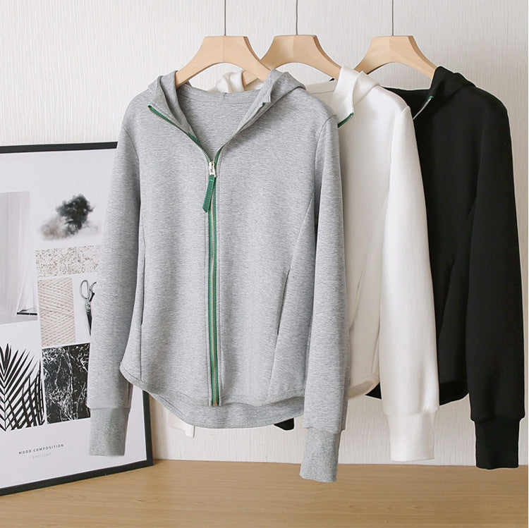 Damen Sportjacke mit Kapuze und Reißverschluss Shop Nory