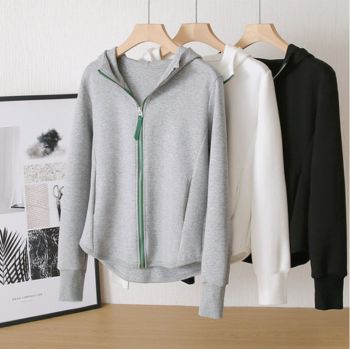 Damen Sportjacke mit Kapuze und Reißverschluss Shop Nory