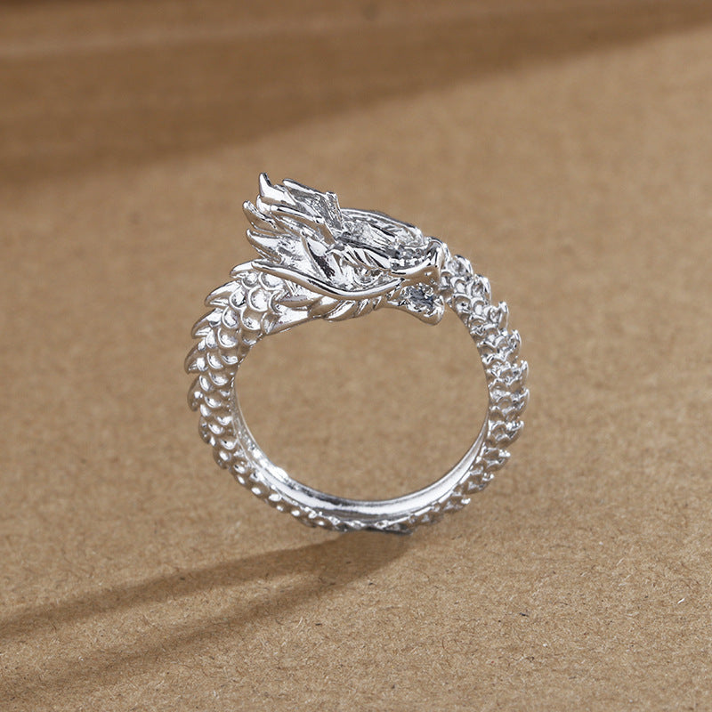 Damen Offener Ring im kunstvollen Drachen-Design Shop Nory