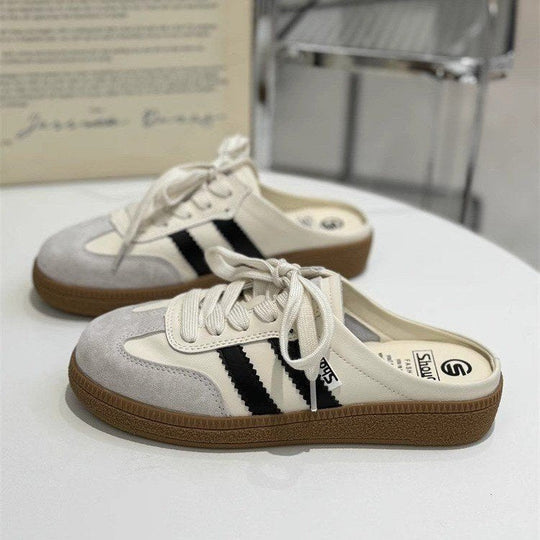 Damen Komfortable Slip-On Sneaker mit modischen Akzenten
