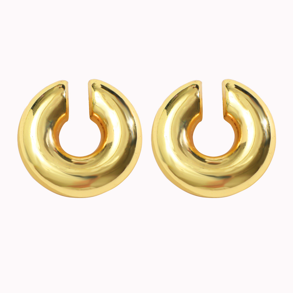 Damen Creolen mit modernem, geschwungenem Design Shop Nory