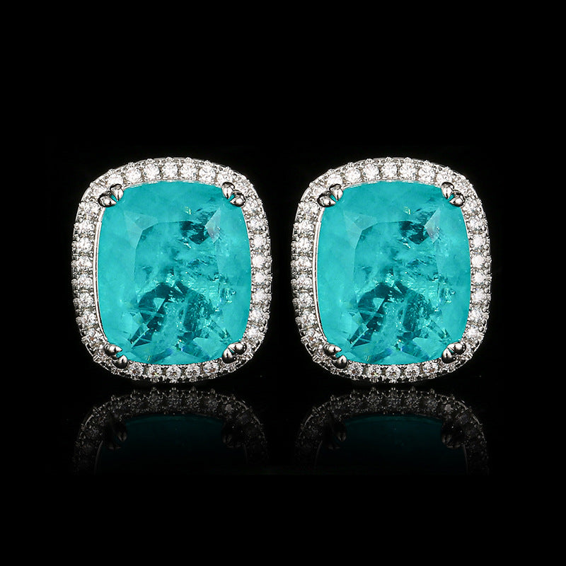 Kissen Schnitt Halo Anhänger Halskette mit Mikro Pave Sterling Einstellung