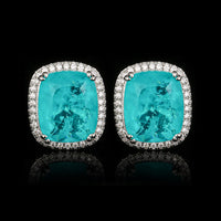 Paraiba Blauohrstecker