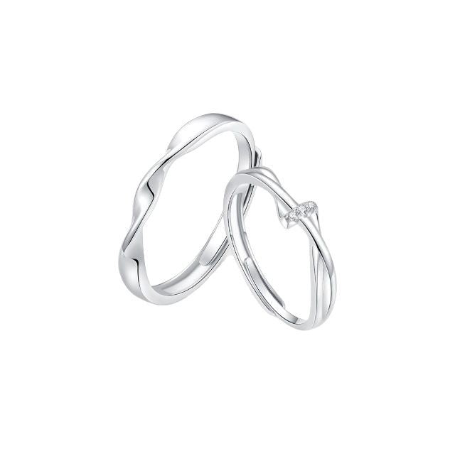 Damen eleganter Ring mit geschwungenem Design Shop Nory