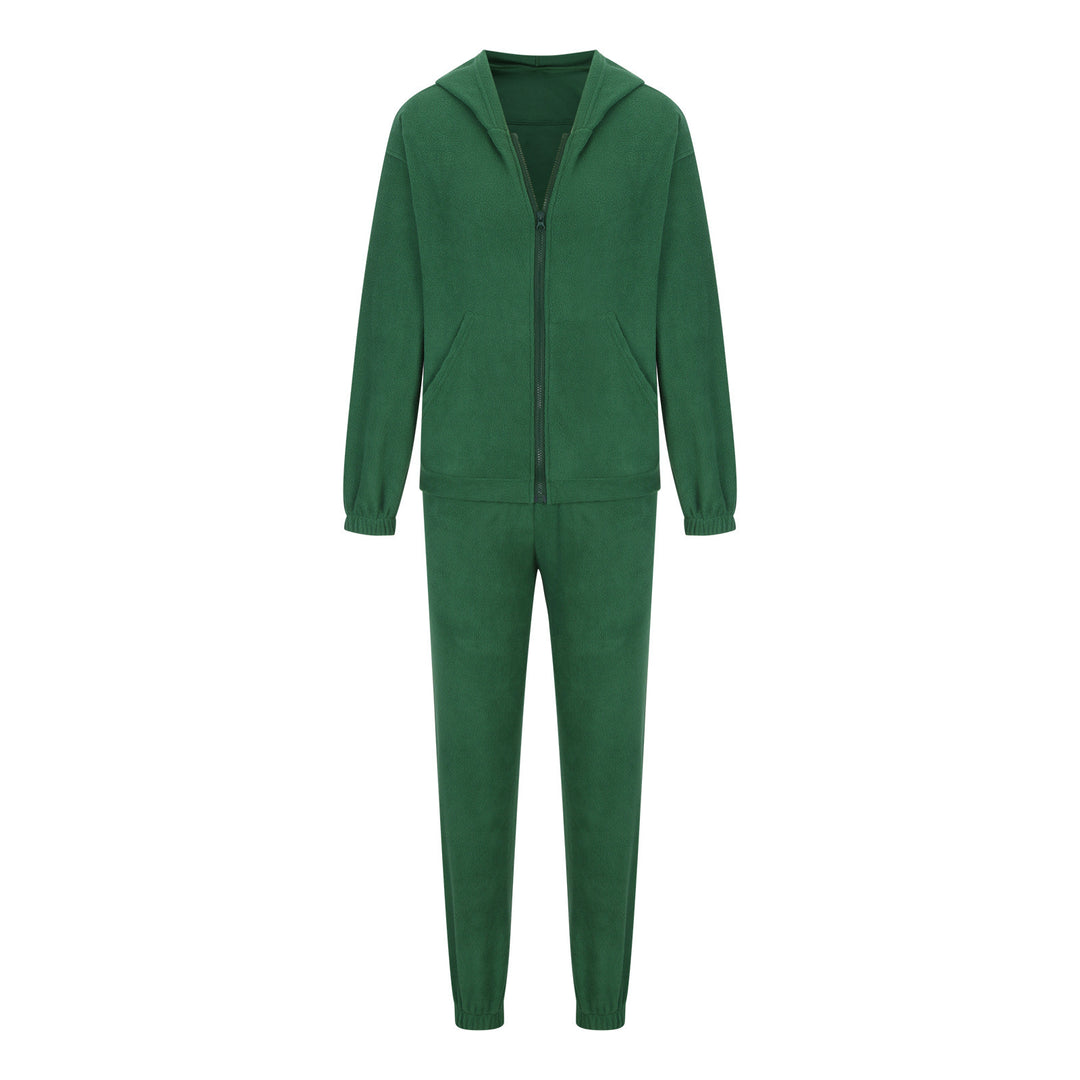 Damen oversized Hoodie mit Kängurutasche und Cargo-Jogginghose Set Shop Nory