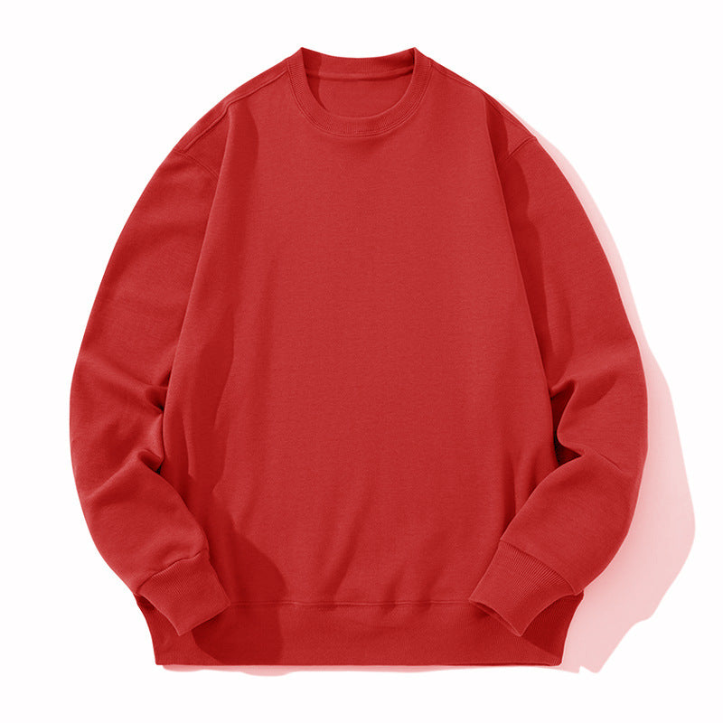Unisex Oversize Baumwoll-Fleece Sweatshirt mit Rundhalsausschnitt, Rippbündchen und schwerer Qualität Shop Nory