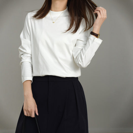 Damen Hochwertiges Longsleeve T-Shirt Shop Nory