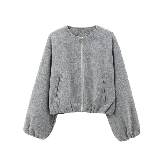 Damen Sportliche Bomberjacke