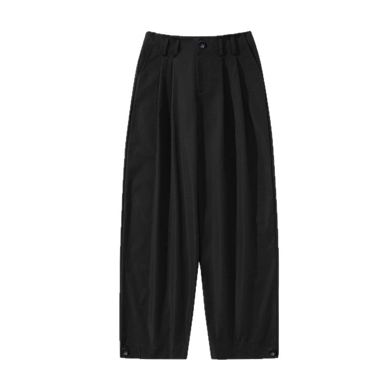 Damen Weite High-Waist Cargohose mit Kellerfalten, verstellbarem Beinabschluss & Utility-Gürtel Shop Nory