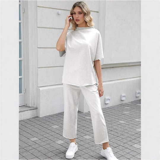 Lounge Set Damen aus Baumwollmix