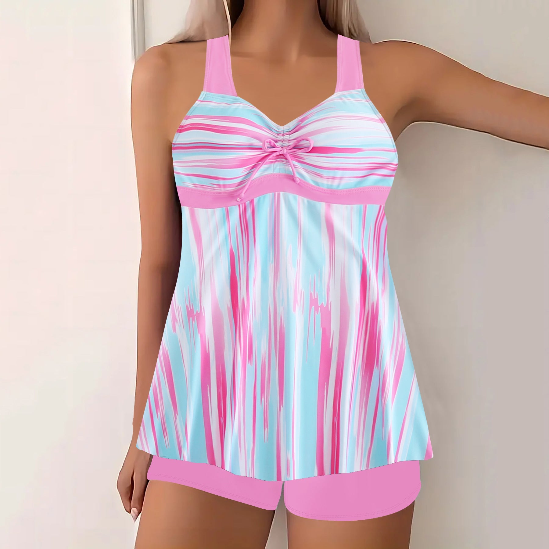 Damen Tankini-Oberteil mit Shorts