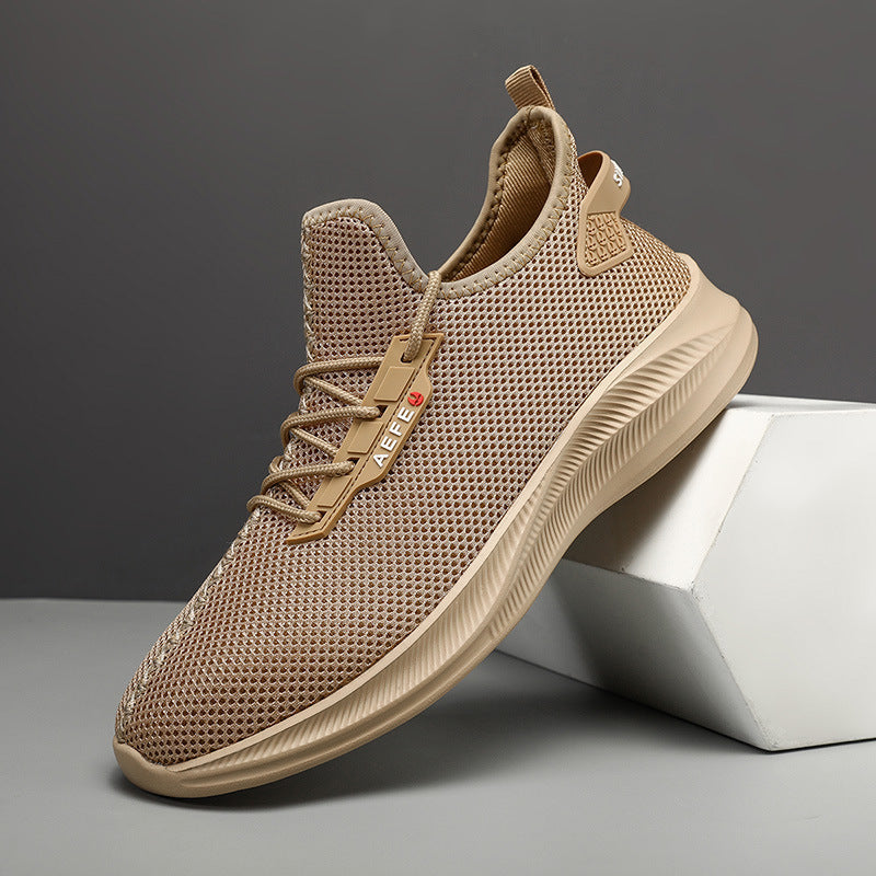 Damen Atmungsaktive Lauf Sneakers mit flexiblem Netzdesign Shopnory