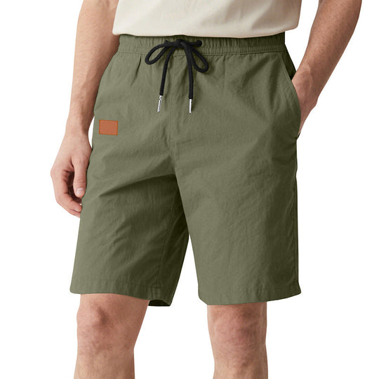 Herren nan schnelltrocknende Badeshorts im Bermuda-Schnitt mit elastischem Bund und Kordelzug