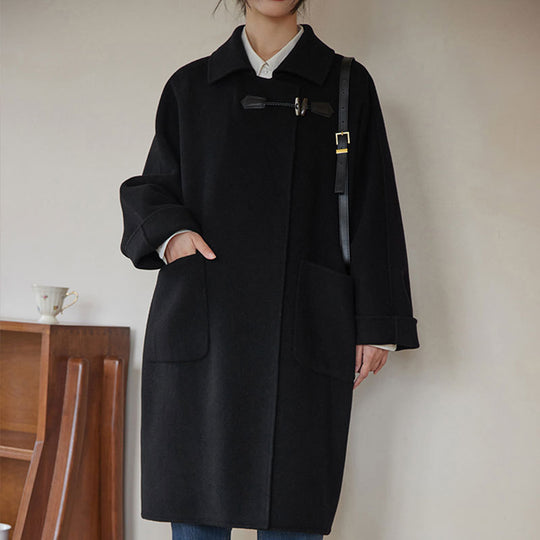 Damen modische oversized Jacke mit hohem Kragen Shop Nory