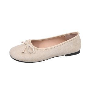 Damen Ballerinas mit feiner Schleifenapplikation