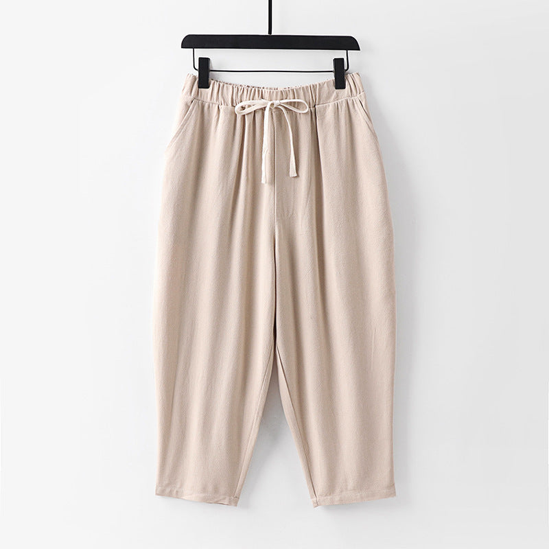 Damen Lässige Jogginghose mit Zugband und weitem Bein Shop Nory