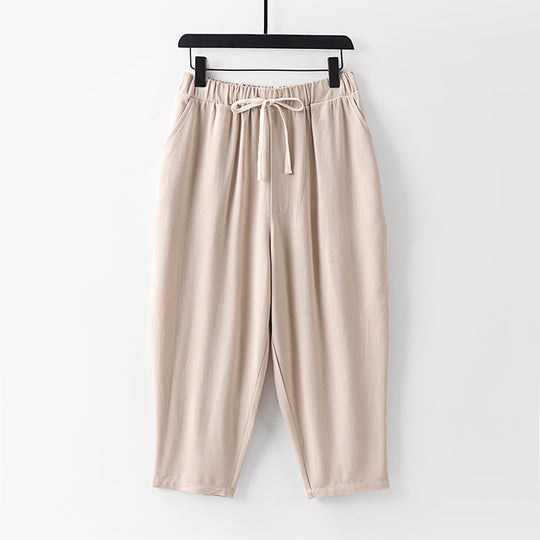 Damen Lässige Jogginghose mit Zugband und weitem Bein Shop Nory