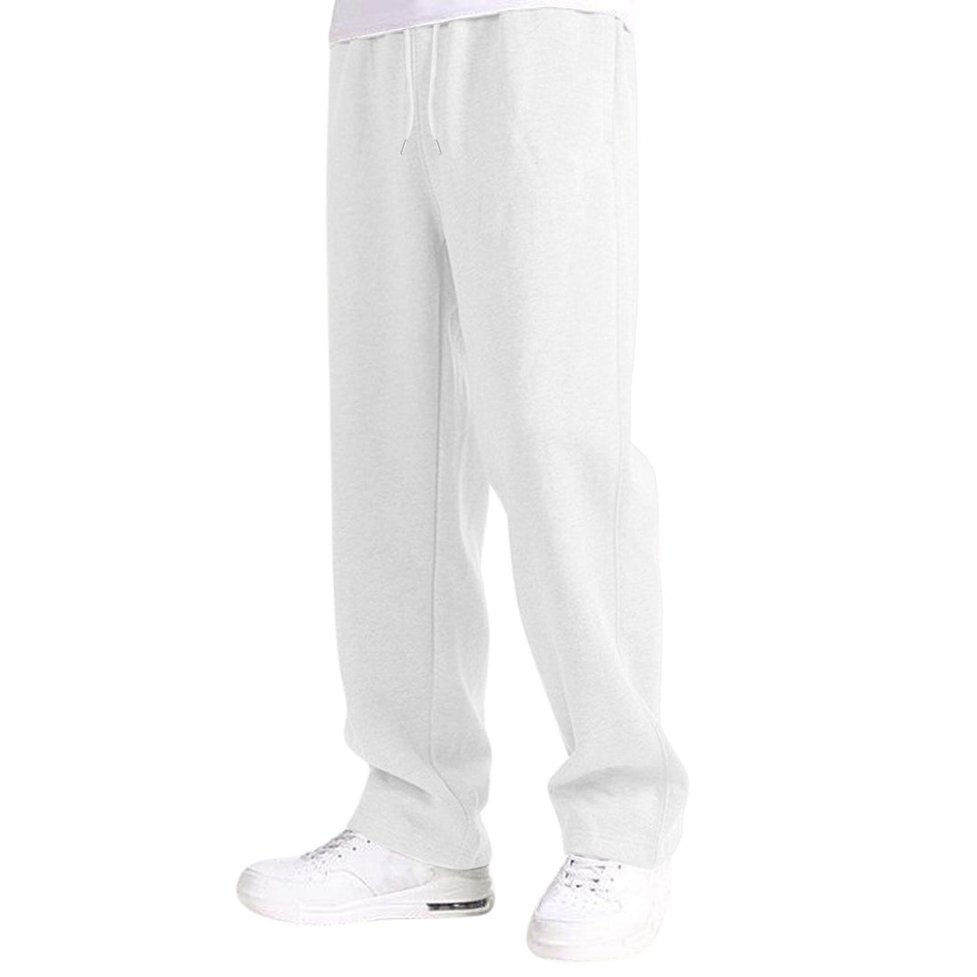 Herren nan Relaxed-Fit Sweatpants mit geradem Bein Fleece-Innenfutter und elastischem Kordelbund Shop Nory