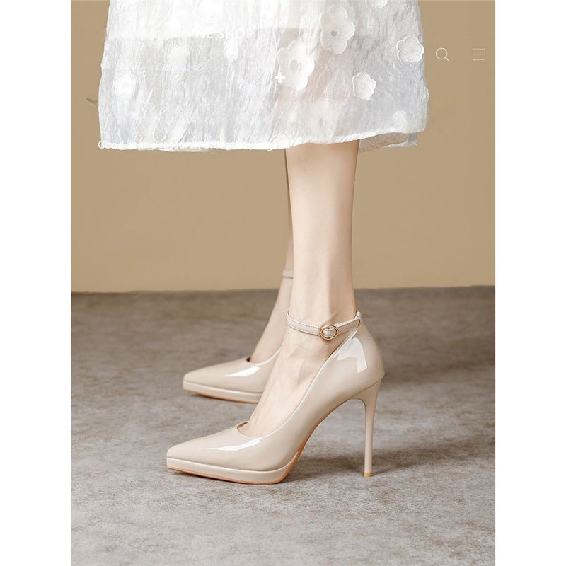 Damen spitze High Heel Pumps Shopnory