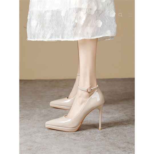 Damen spitze High Heel Pumps Shopnory