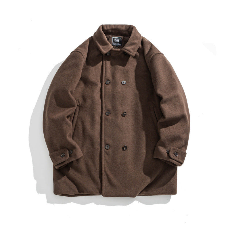 Herren Wollmantel mit gesteppter Thermo-Innenseite und Umlegekragen Shop Nory