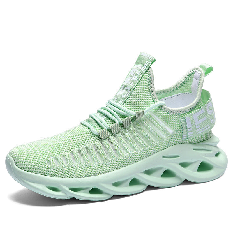 Unisex nan atmungsaktive ultraleichte Strick-Sneaker mit dämpfender Hohlsohle Shopnory