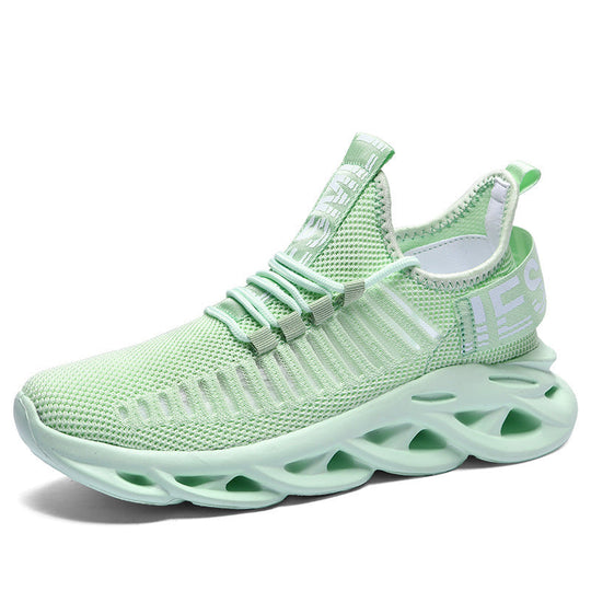 Unisex nan atmungsaktive ultraleichte Strick-Sneaker mit dämpfender Hohlsohle Shopnory