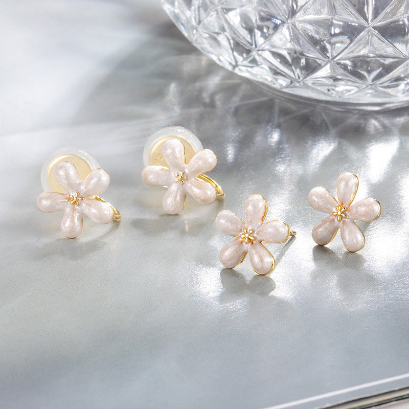 Damen Ohrringe mit kunstvollem Blumenmuster und hochwertiger Handwerkskunst Shop Nory