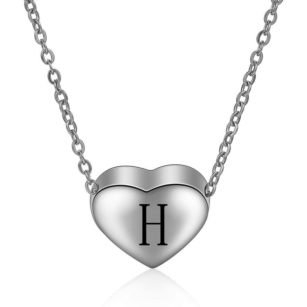 Damen Halskette mit gravierbarem Herzanhänger Shop Nory 1780328706