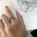 Damen Ring mit markantem Textur-Design Shop Nory