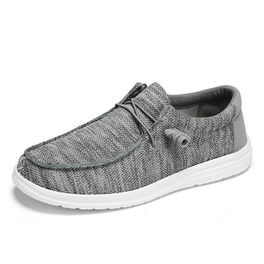 Herren atmungsaktive Mokassin‑Slipper aus Strick mit Memory‑Fußbett und rutschfester EVA‑Laufsohle Shop Nory