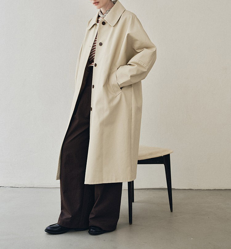 Damen Lange Trenchcoat Shop Nory