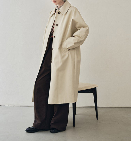 Damen Lange Trenchcoat Shop Nory